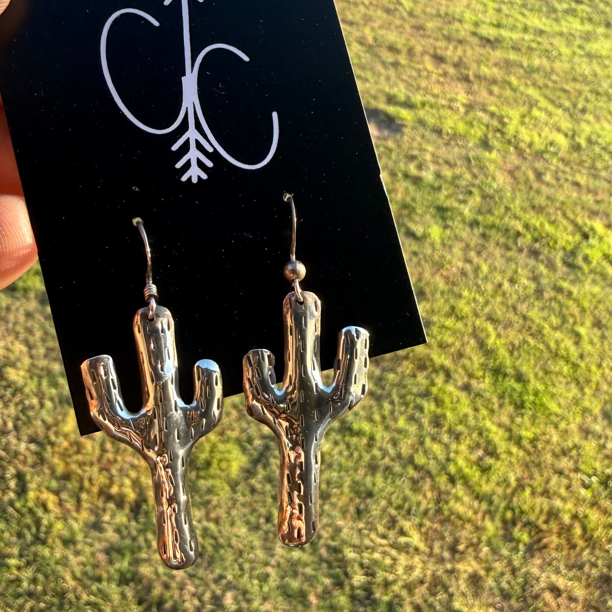 Sterling Cactus Earrings – Cowboys & Cadillacs